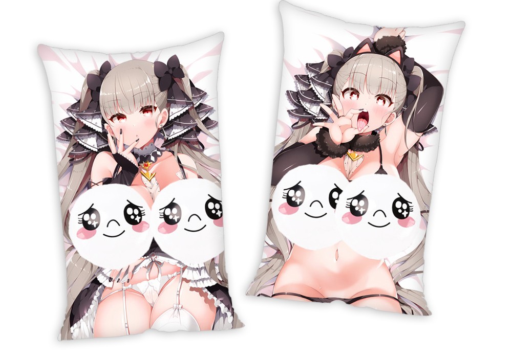 Azur Lane IJN Musashi Anime Two Way Tricot Air Pillow With a Hole 35x55cm(13.7in x 21.6in)