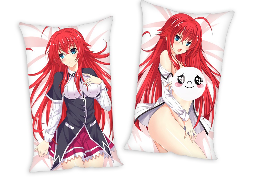 High School DxD Rias Gremory Anime Two Way Tricot Air Pillow With a Hole 35x55cm(13.7in x 21.6in)