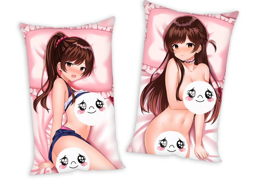 Kanojo Okarishimasu Ichinose Chizuru Anime Two Way Tricot Air Pillow With a Hole 35x55cm(13.7in x 21.6in)