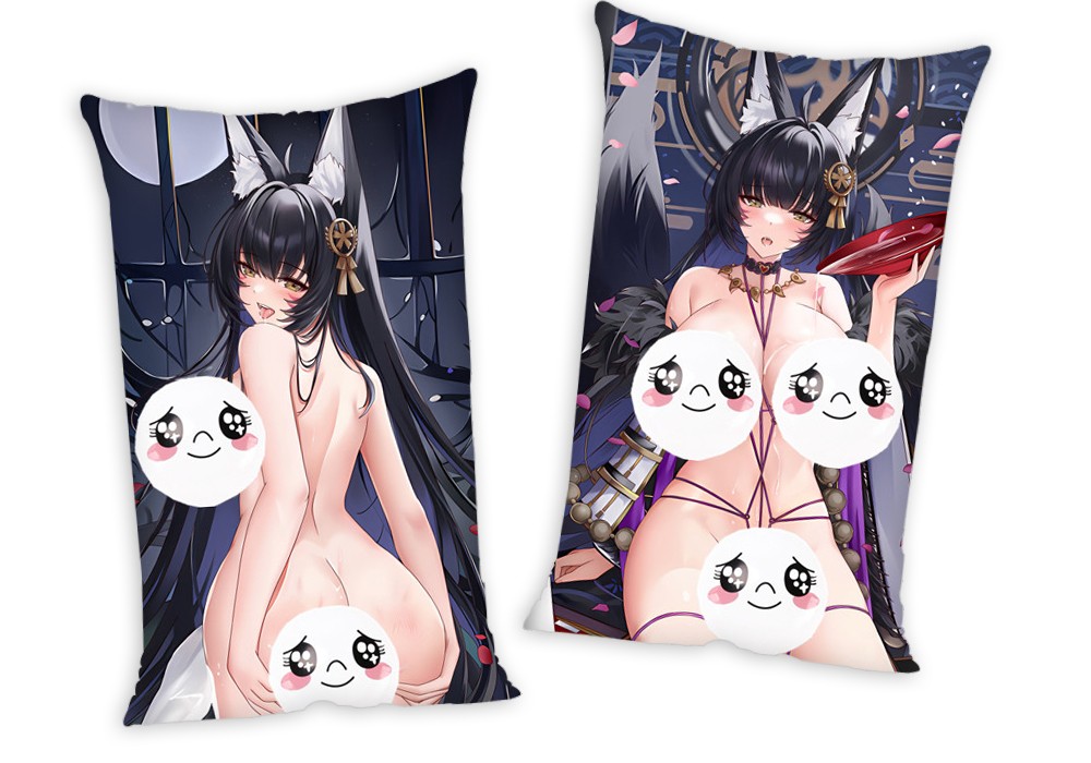 Azur Lane IJN Musashi Anime Two Way Tricot Air Pillow With a Hole 35x55cm(13.7in x 21.6in)