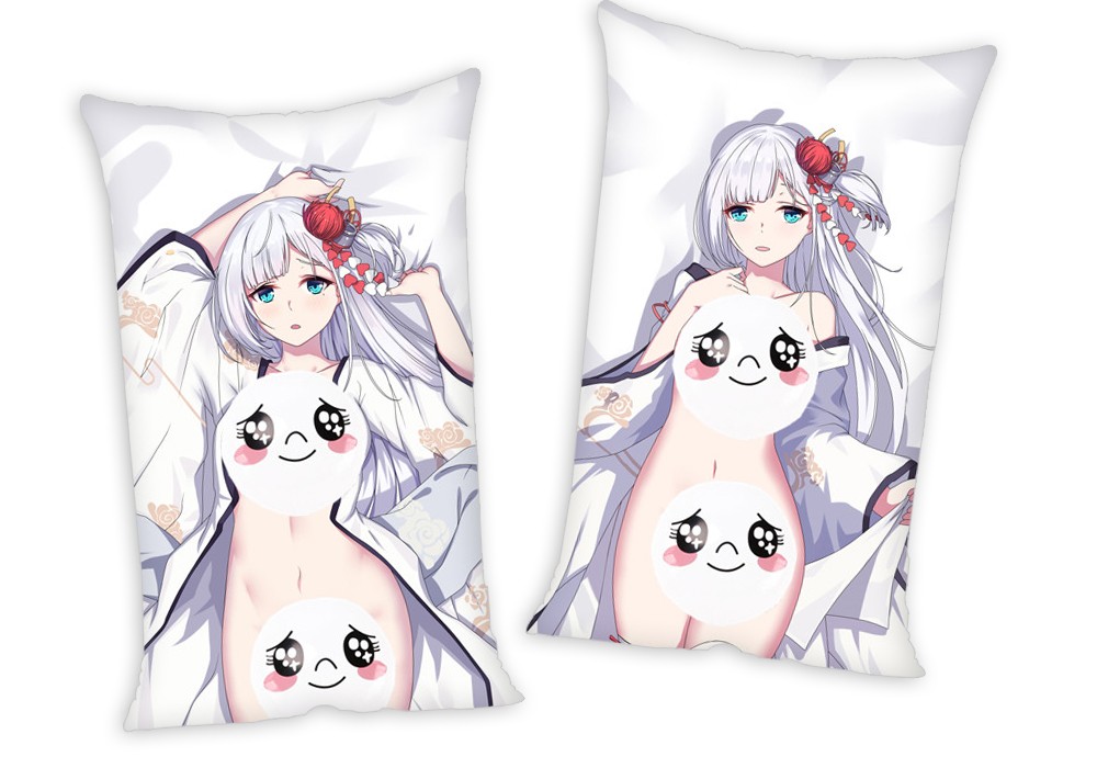 Azur Lane Laffey Anime Two Way Tricot Air Pillow With a Hole 35x55cm(13.7in x 21.6in)