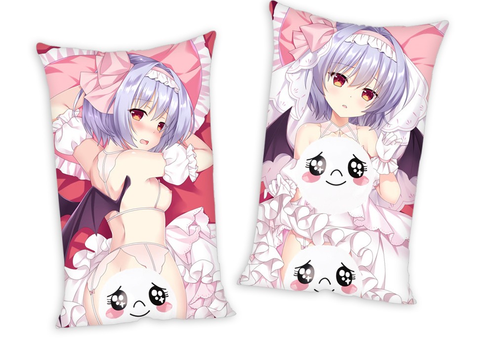TouHou Project Remilia Scarlet Anime Two Way Tricot Air Pillow With a Hole 35x55cm(13.7in x 21.6in)