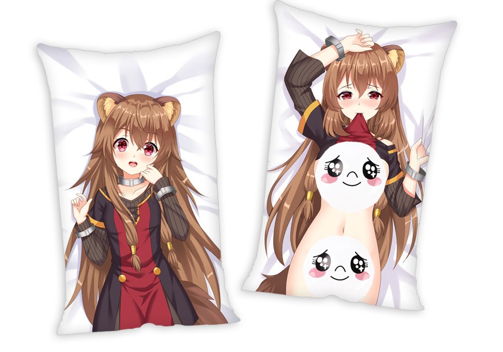 The Rising of the Shield Hero Raphtalia Anime Two Way Tricot Air Pillow With a Hole 35x55cm(13.7in x 21.6in)