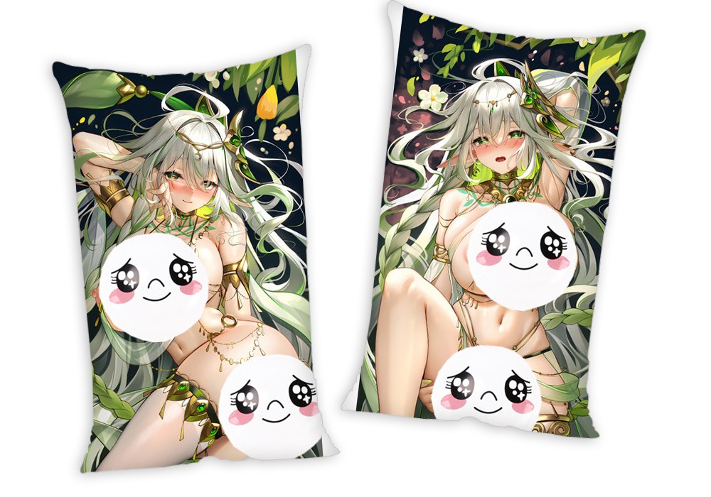 Genshin Impact The Greater Lord Rukkhadevata Anime Two Way Tricot Air Pillow With a Hole 35x55cm(13.7in x 21.6in)