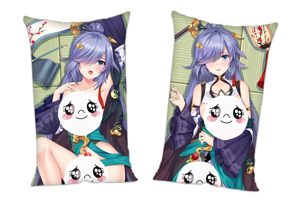 Honkai Impact 3rd Fuka Anime 2Way Tricot Air Pillow With a Hole 35x55cm(13.7in x 21.6in)