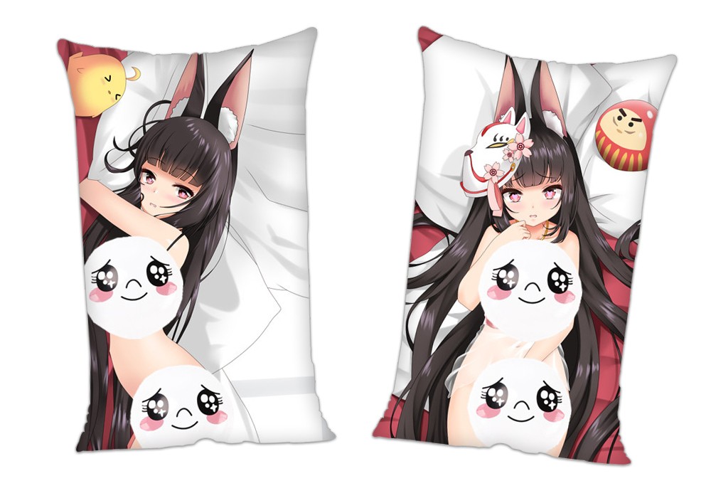 Azur Lane Akagi Anime 2Way Tricot Air Pillow With a Hole 35x55cm(13.7in x 21.6in)