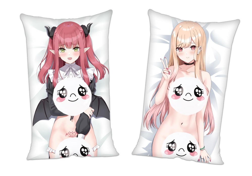 My Dress Up Darling Kitagawa Marin Anime 2Way Tricot Air Pillow With a Hole 35x55cm(13.7in x 21.6in)
