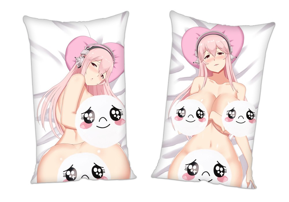 Super Sonico Anime 2Way Tricot Air Pillow With a Hole 35x55cm(13.7in x 21.6in)