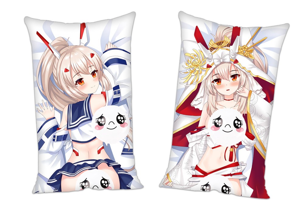 Azur Lane Ayanami Anime 2Way Tricot Air Pillow With a Hole 35x55cm(13.7in x 21.6in)