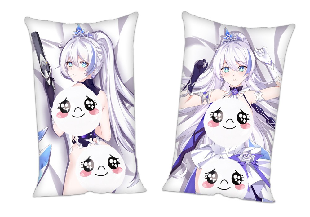 Honkai Impact 3rd Kiana Kaslana Anime 2Way Tricot Air Pillow With a Hole 35x55cm(13.7in x 21.6in)