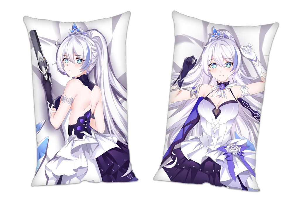 Honkai Impact 3rd Kiana Kaslana Anime 2Way Tricot Air Pillow With a Hole 35x55cm(13.7in x 21.6in)