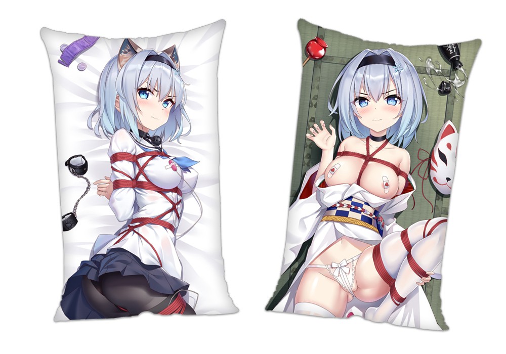 The Ryuo s Work is Never Done! Ginko Sora Anime 2Way Tricot Air Pillow With a Hole 35x55cm(13.7in x 21.6in)