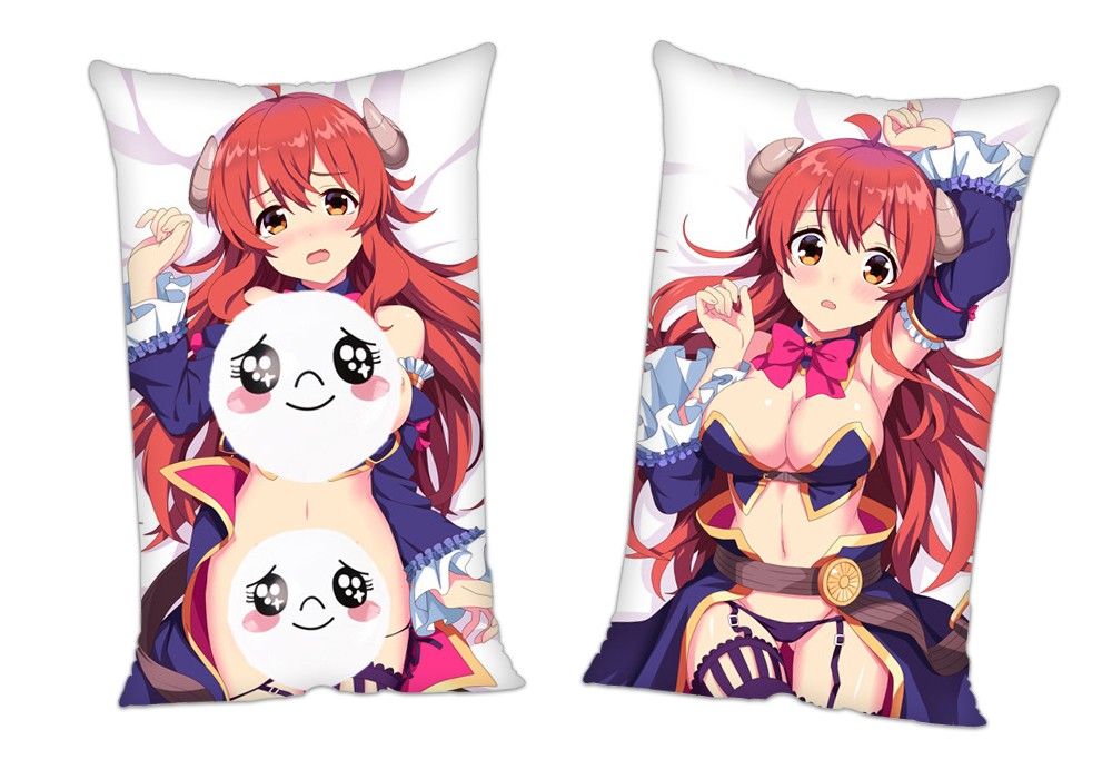 The Demon Girl Next Door Yoshida Yuko Shadow Mistress Shamiko Anime 2Way Tricot Air Pillow With a Hole 35x55cm(13.7in x 21.6in)