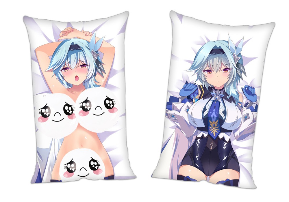 Genshin Impact Eula Anime 2Way Tricot Air Pillow With a Hole 35x55cm(13.7in x 21.6in)