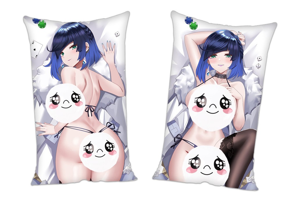 Genshin Impact Ye Lan Anime 2Way Tricot Air Pillow With a Hole 35x55cm(13.7in x 21.6in)