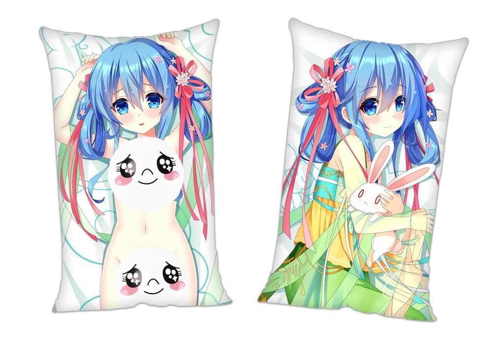 Date A Live Himekawa Yoshino Anime 2Way Tricot Air Pillow With a Hole 35x55cm(13.7in x 21.6in)