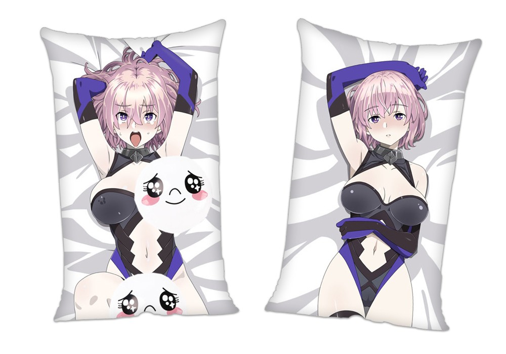 FateGrand Order FGO Mash Kyrielight Anime 2Way Tricot Air Pillow With a Hole 35x55cm(13.7in x 21.6in)