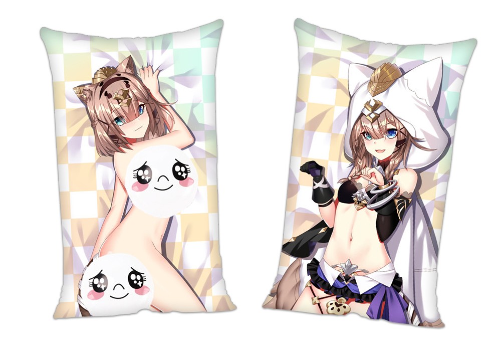 Honkai Impact 3rd Pardofelis Anime 2Way Tricot Air Pillow With a Hole 35x55cm(13.7in x 21.6in)