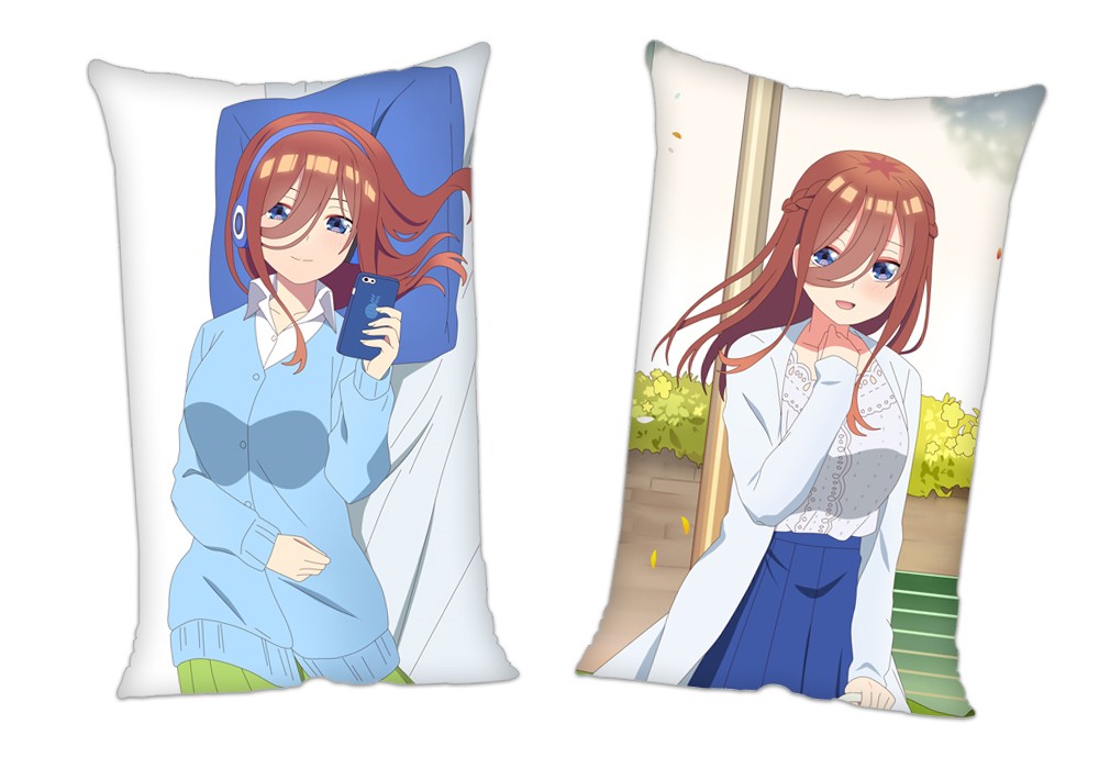 The Quintessential Quintuplets Miku Nakano Anime 2Way Tricot Air Pillow With a Hole 35x55cm(13.7in x 21.6in)
