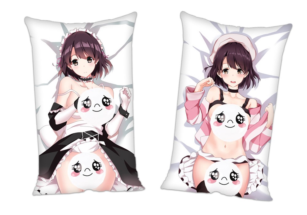 Saekano How to Raise a Boring Girlfriend Kato Megumi Anime 2Way Tricot Air Pillow With a Hole 35x55cm(13.7in x 21.6in)