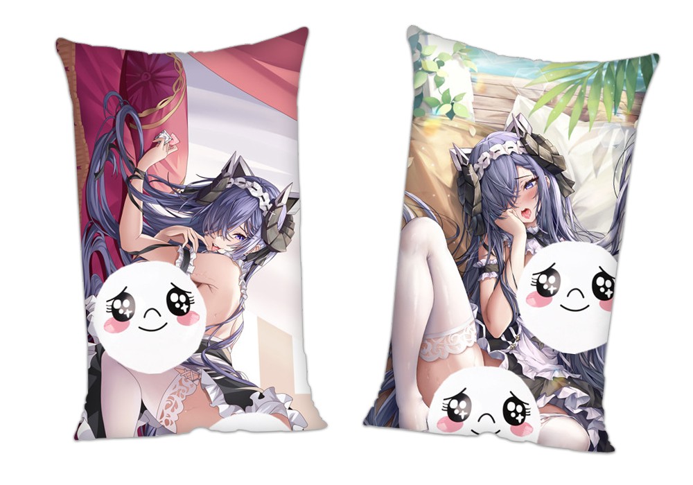 Azur Lane KMS August von Parseval Anime 2Way Tricot Air Pillow With a Hole 35x55cm(13.7in x 21.6in)