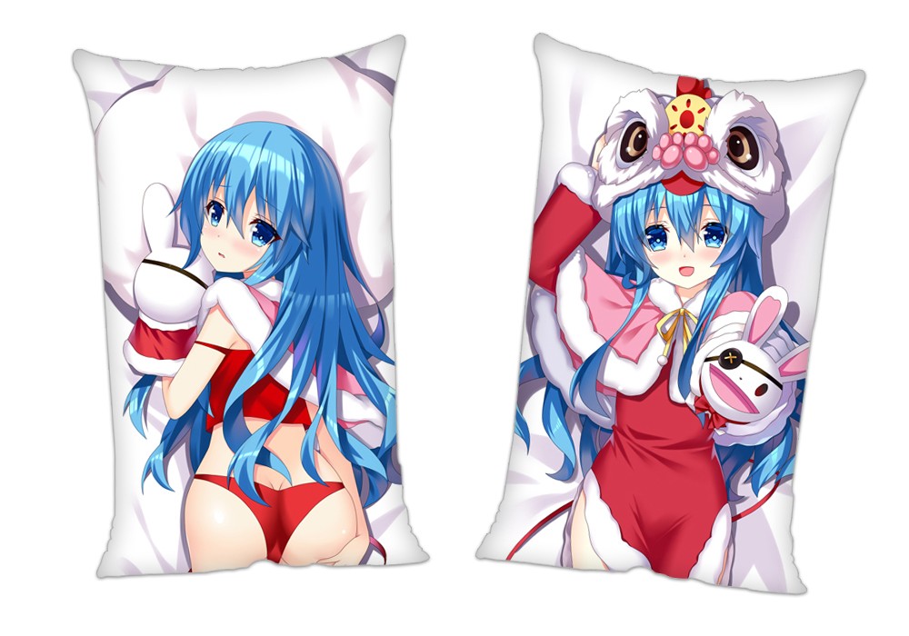 Date A Live Himekawa Yoshino Anime 2Way Tricot Air Pillow With a Hole 35x55cm(13.7in x 21.6in)