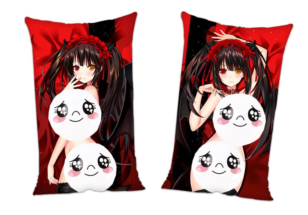 Date A Live Tokisaki Kurumi Anime 2Way Tricot Air Pillow With a Hole 35x55cm(13.7in x 21.6in)