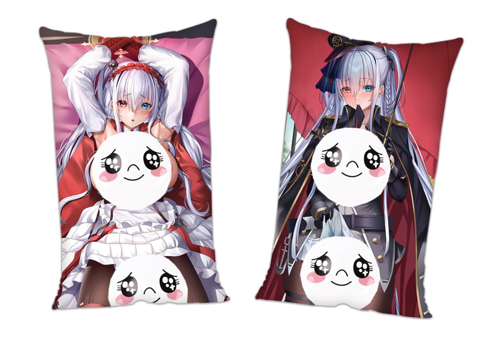 Azur Lane SMS Elbing Anime 2Way Tricot Air Pillow With a Hole 35x55cm(13.7in x 21.6in)