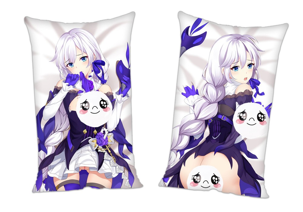 Honkai Impact 3rd Kiana Kaslana Anime 2Way Tricot Air Pillow With a Hole 35x55cm(13.7in x 21.6in)