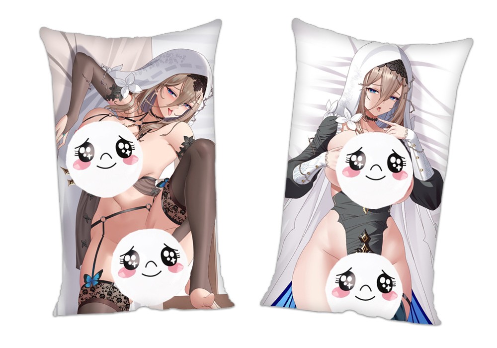 Honkai Impact 3rd Aponia Anime 2Way Tricot Air Pillow With a Hole 35x55cm(13.7in x 21.6in)