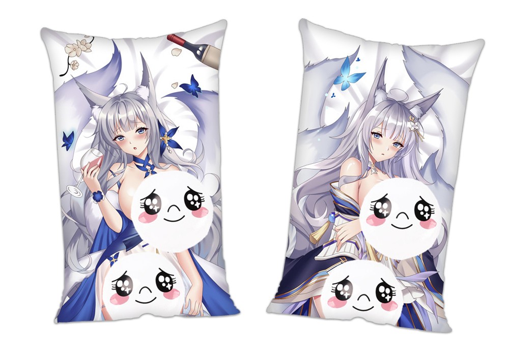 Azur Lane Shinano Anime 2Way Tricot Air Pillow With a Hole 35x55cm(13.7in x 21.6in)
