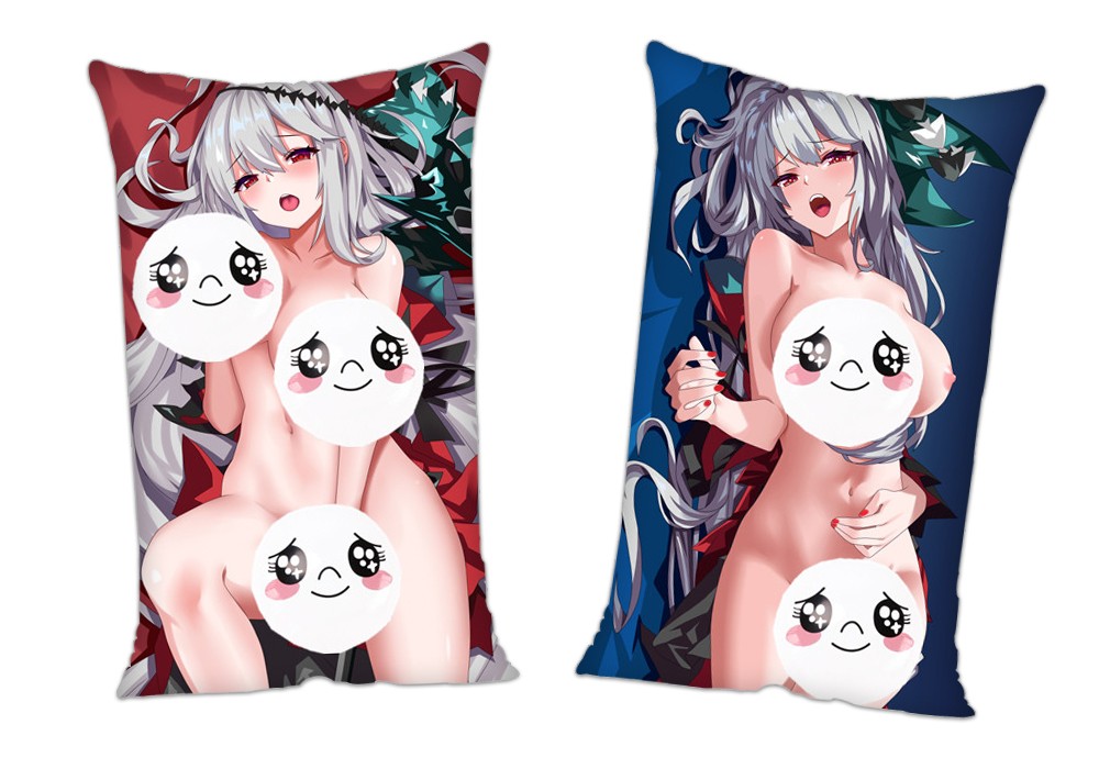Arknights Skadi the Corrupting Heart Anime 2Way Tricot Air Pillow With a Hole 35x55cm(13.7in x 21.6in)