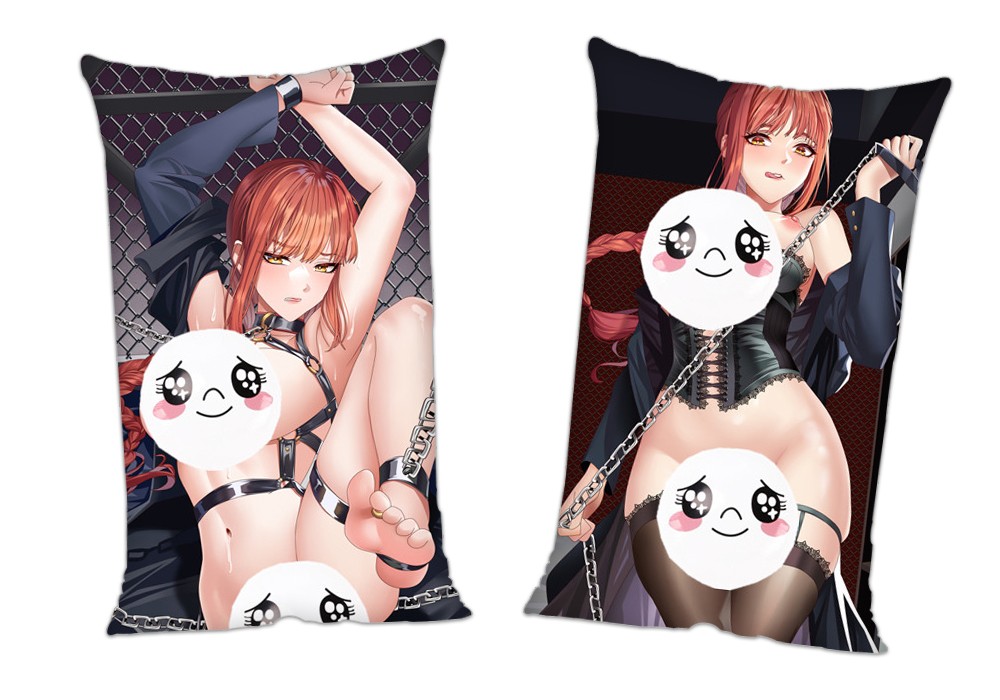 Chainsaw Man Makima Anime 2Way Tricot Air Pillow With a Hole 35x55cm(13.7in x 21.6in)