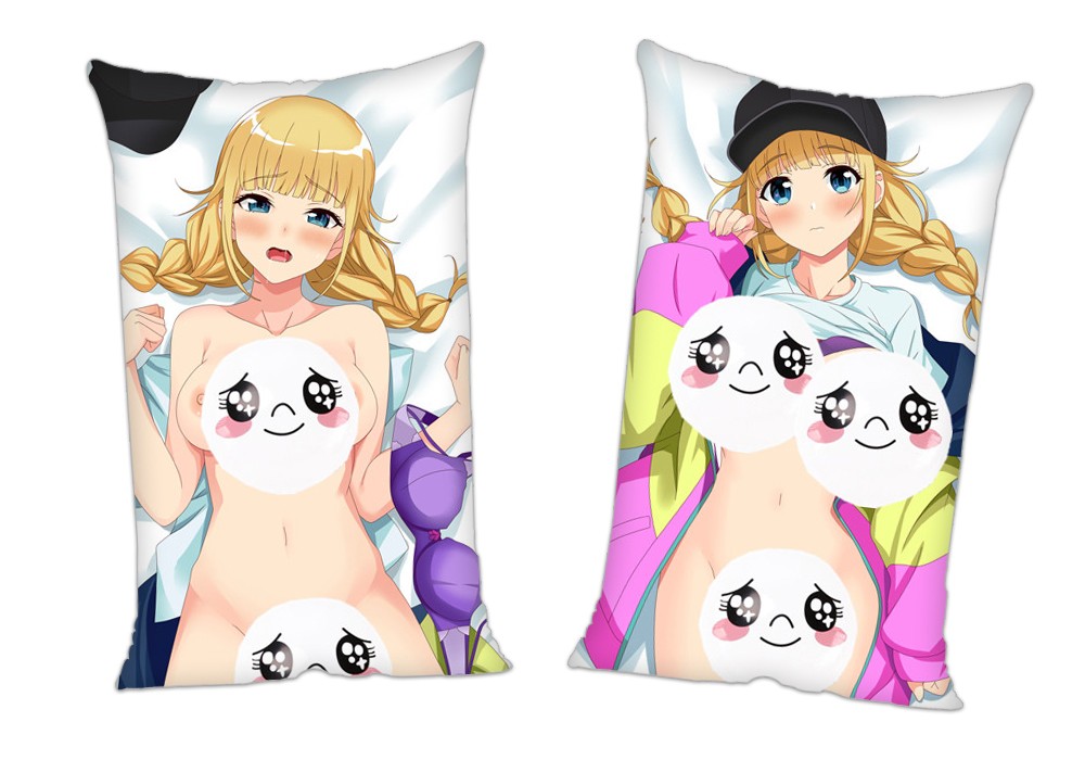 Ya Boy Kongming Tsukimi Eiko Anime 2Way Tricot Air Pillow With a Hole 35x55cm(13.7in x 21.6in)