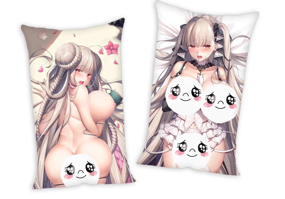 Azur Lane Formidable Anime Two Way Tricot Air Pillow With a Hole 35x55cm(13.7in x 21.6in)