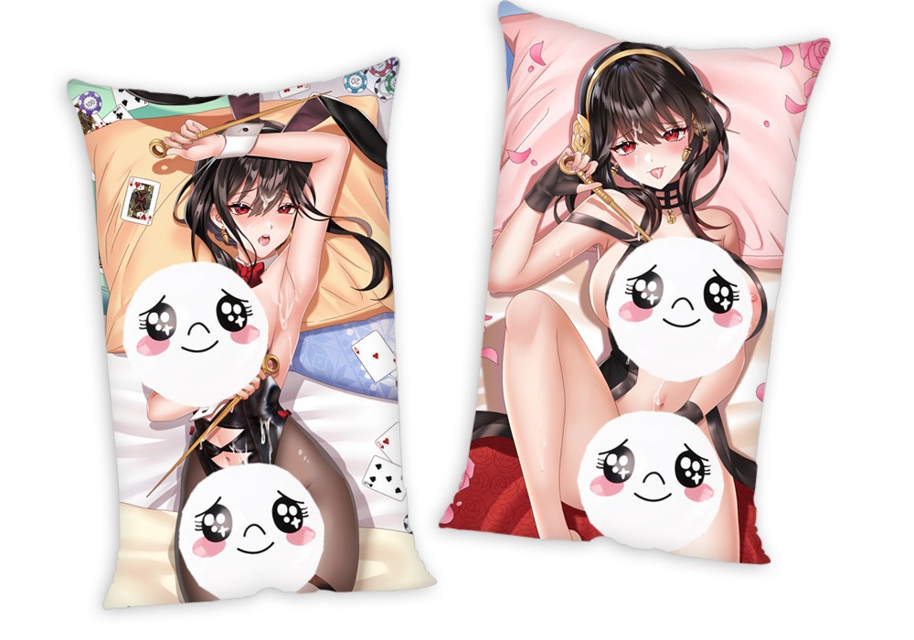 Spy x Family Thorn Princess Yor Forger Anime Two Way Tricot Air Pillow With a Hole 35x55cm(13.7in x 21.6in)