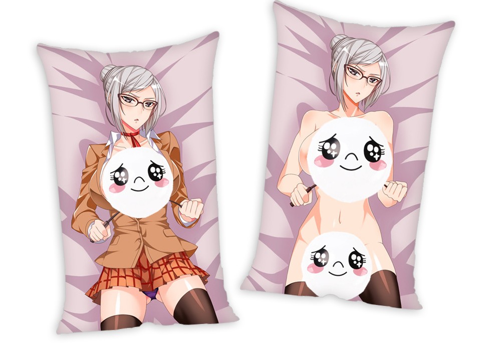Prison School Meiko Shiraki Anime Two Way Tricot Air Pillow With a Hole 35x55cm(13.7in x 21.6in)
