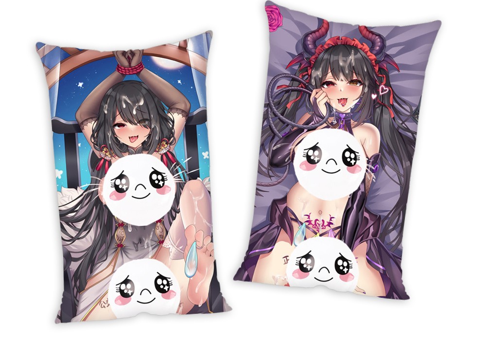 Date A Live Tokisaki Kurumi Anime Two Way Tricot Air Pillow With a Hole 35x55cm(13.7in x 21.6in)