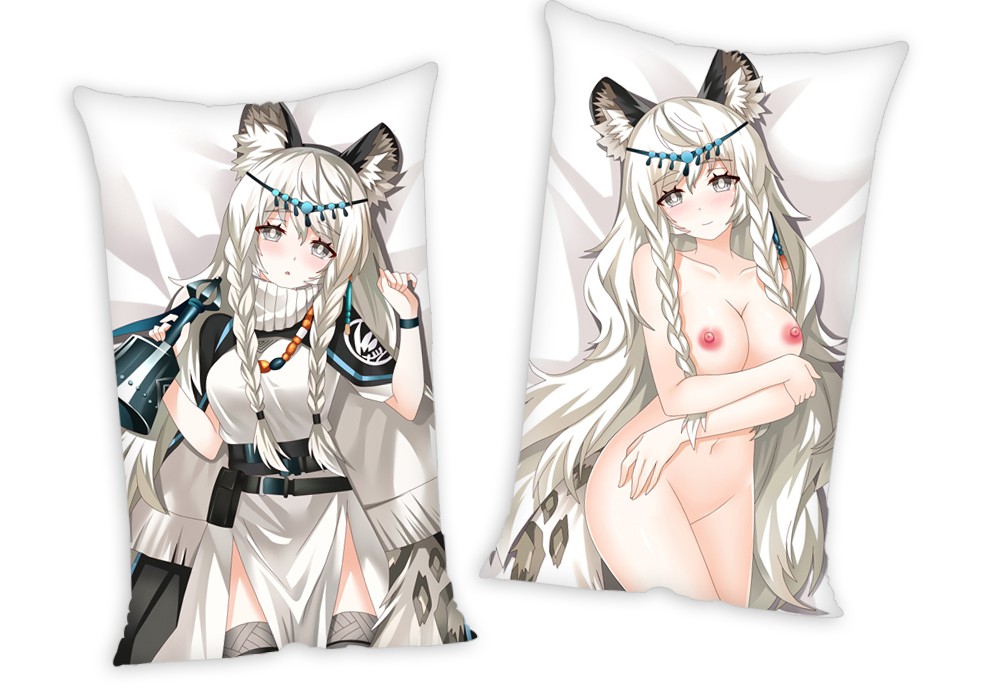 Arknights Anya Silverash Pramanix Anime Two Way Tricot Air Pillow With a Hole 35x55cm(13.7in x 21.6in)