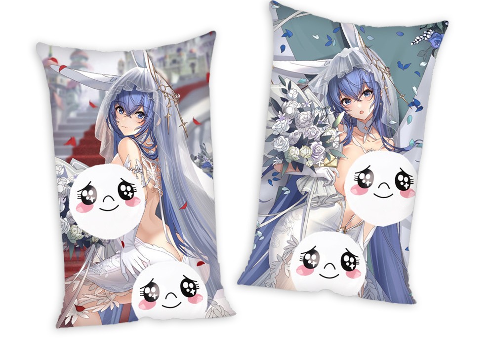 Azur Lane USS NEW JERSEY Anime Two Way Tricot Air Pillow With a Hole 35x55cm(13.7in x 21.6in)