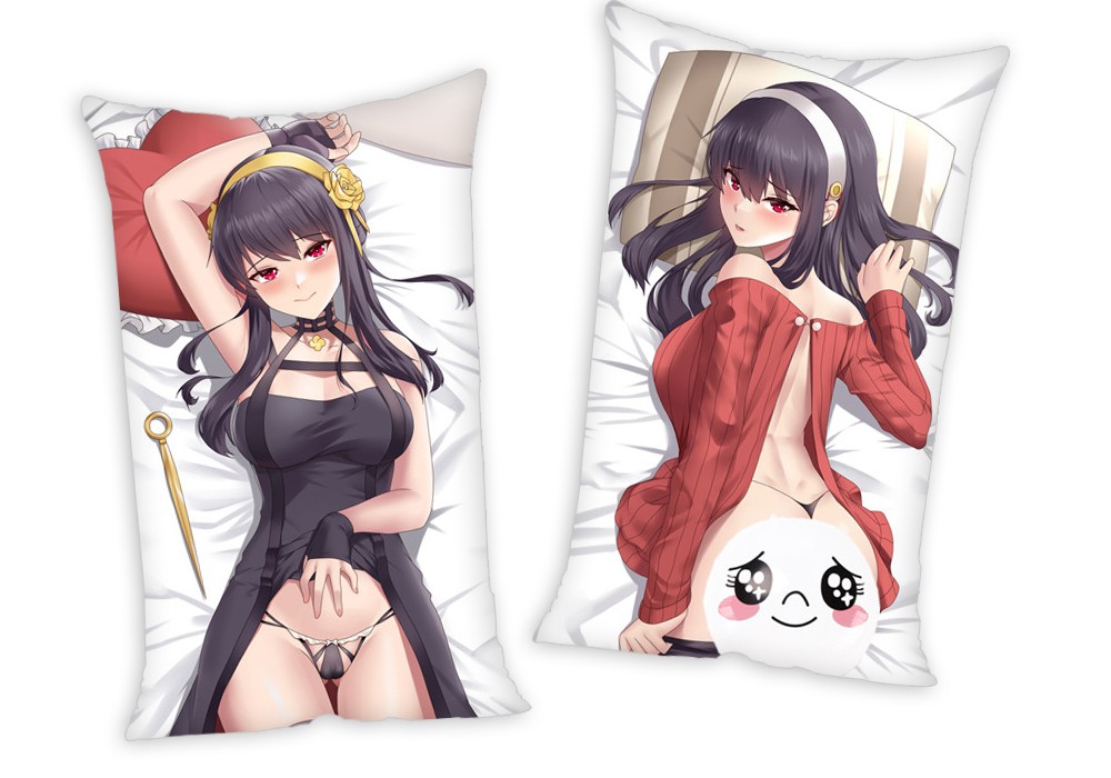 Spy x Family Thorn Princess Yor Forger Anime Two Way Tricot Air Pillow With a Hole 35x55cm(13.7in x 21.6in)