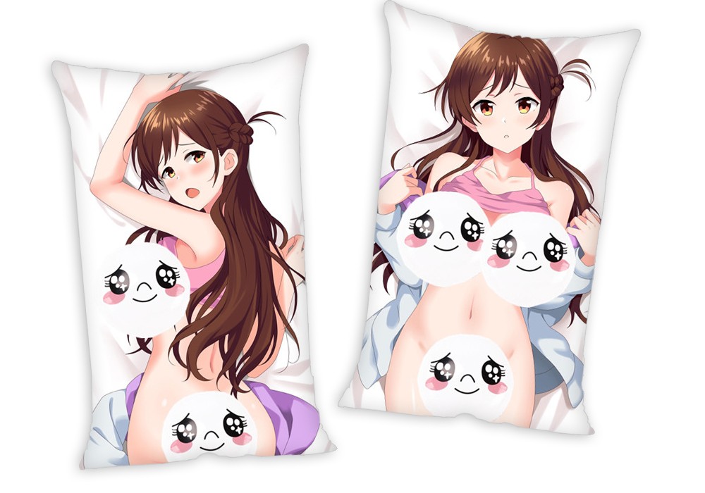 Kanojo Okarishimasu Ichinose Chizuru Anime Two Way Tricot Air Pillow With a Hole 35x55cm(13.7in x 21.6in)