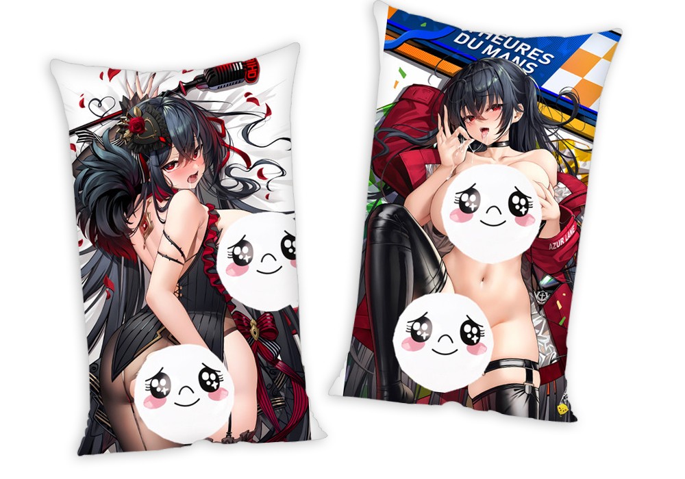 Azur Lane Anime Two Way Tricot Air Pillow With a Hole 35x55cm(13.7in x 21.6in)