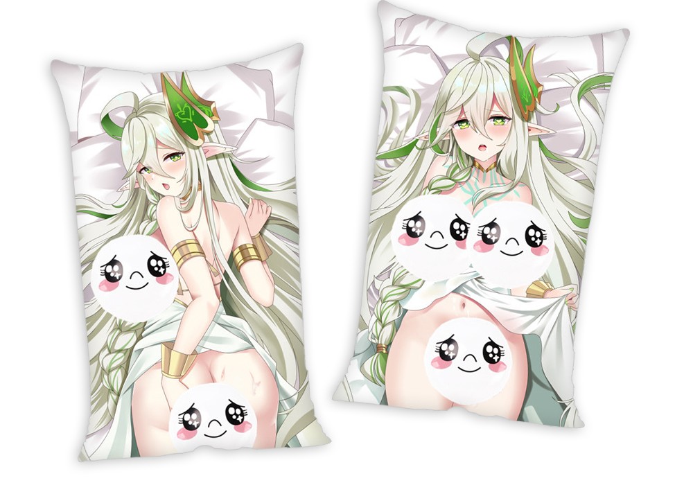 Genshin Impact Anime Two Way Tricot Air Pillow With a Hole 35x55cm(13.7in x 21.6in)