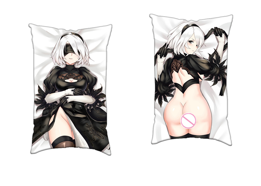 2B Nier Automata Anime Two Way Tricot Air Pillow With a Hole 35x55cm