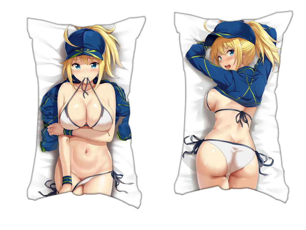 Fate Grand Order Mysterious Heroine X Anime 2 Way Tricot Air Pillow With a Hole 35x55cm(13.7in x 21.6in)