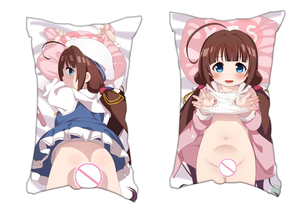The Ryuos Work is Never Done Hinatsuru Ai Anime 2 Way Tricot Air Pillow With a Hole 35x55cm(13.7in x 21.6in)