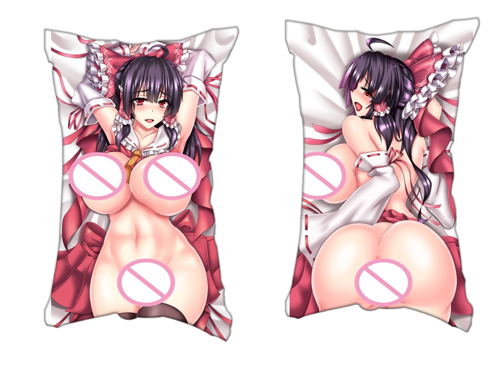 Touhou Project Hakurei Reimu Anime 2 Way Tricot Air Pillow With a Hole 35x55cm(13.7in x 21.6in)
