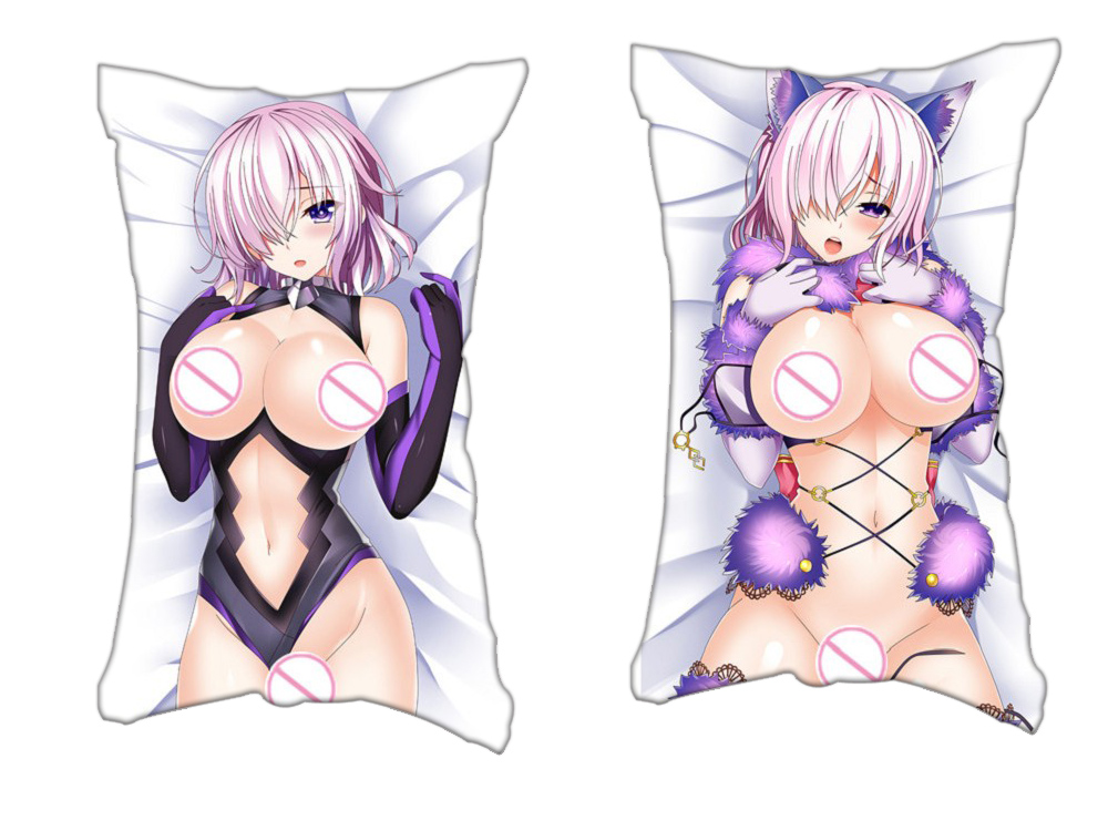 Mash Kyrielight Fate Grand Order Anime 2 Way Tricot Air Pillow With a Hole 35x55cm(13.7in x 21.6in)