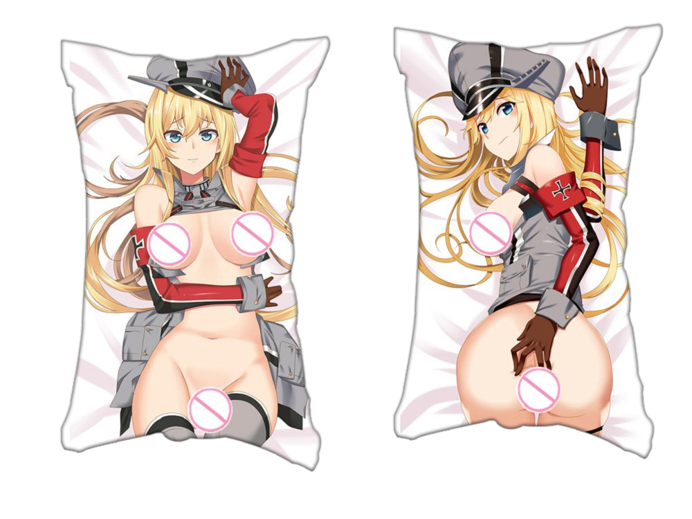 Bismarck Kantai Collection Anime 2 Way Tricot Air Pillow With a Hole 35x55cm(13.7in x 21.6in)